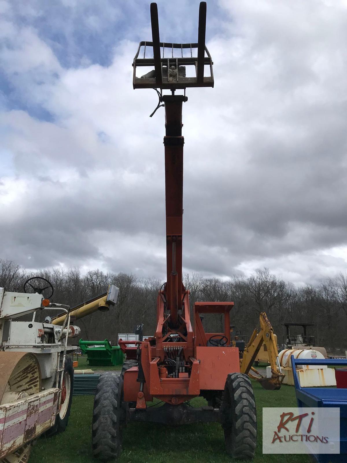 Lull 644 Highlander telehandler, John Deere diesel, moving carriage, 1274 hrs