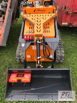 New Landhero mini ride on skid steer with 23hp gas engine