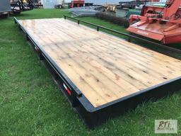 8.5 x 24 steel with wood deck, bridge or dock