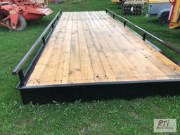 8.5 x 24 steel with wood deck, bridge or dock