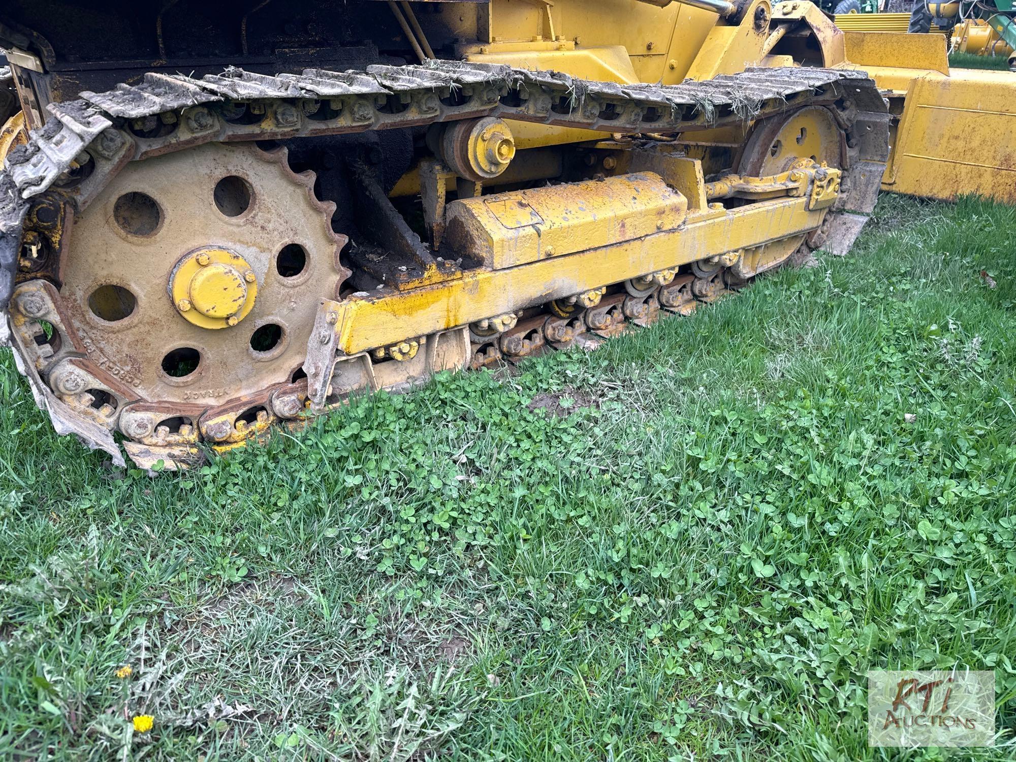 Komatsu D20A dozer, 6 way blade, OROPS, 3287 hrs