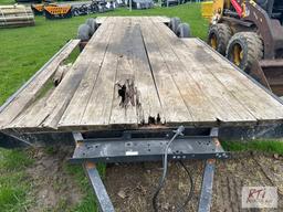 Tandem axle 20ft trailer, wood deck, Bill of sale