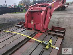 1999 Talbert T3W-51E-HRQ 51 ton tri axle, detachable gooseneck, 24ft well, air ride,