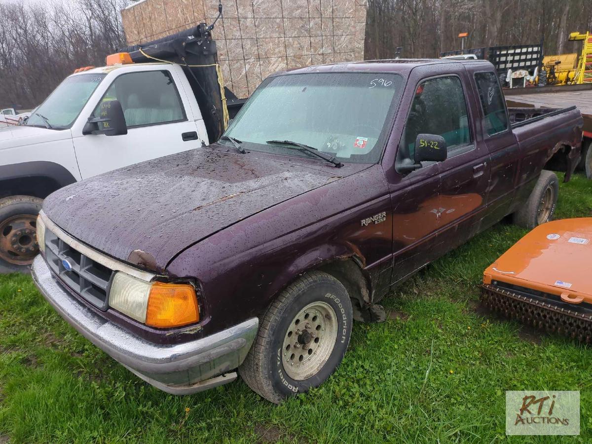 1994 Ford Ranger extended cab pickup, XLT, standard transmission, 211,724 mi. includes additional