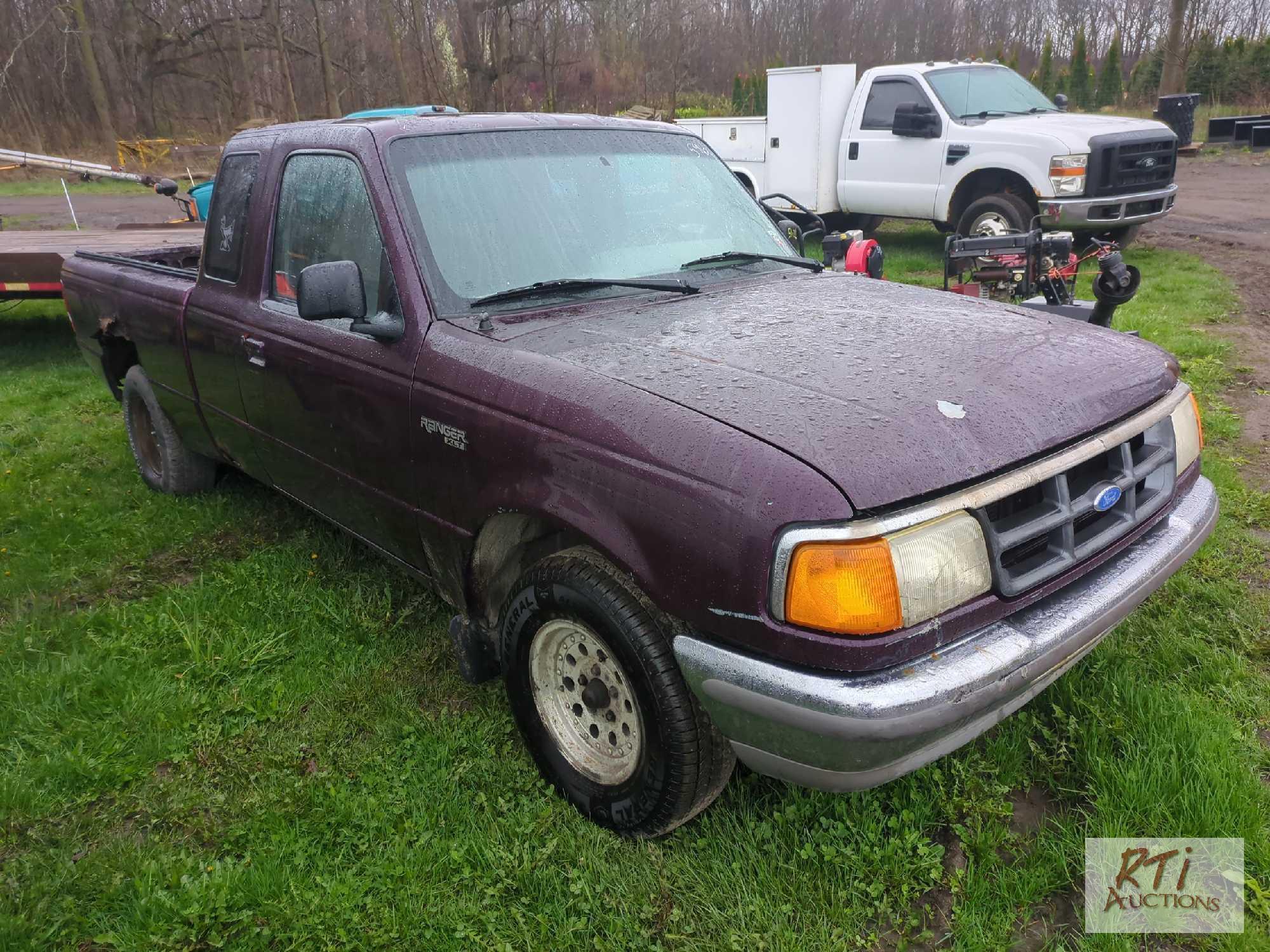 1994 Ford Ranger extended cab pickup, XLT, standard transmission, 211,724 mi. includes additional