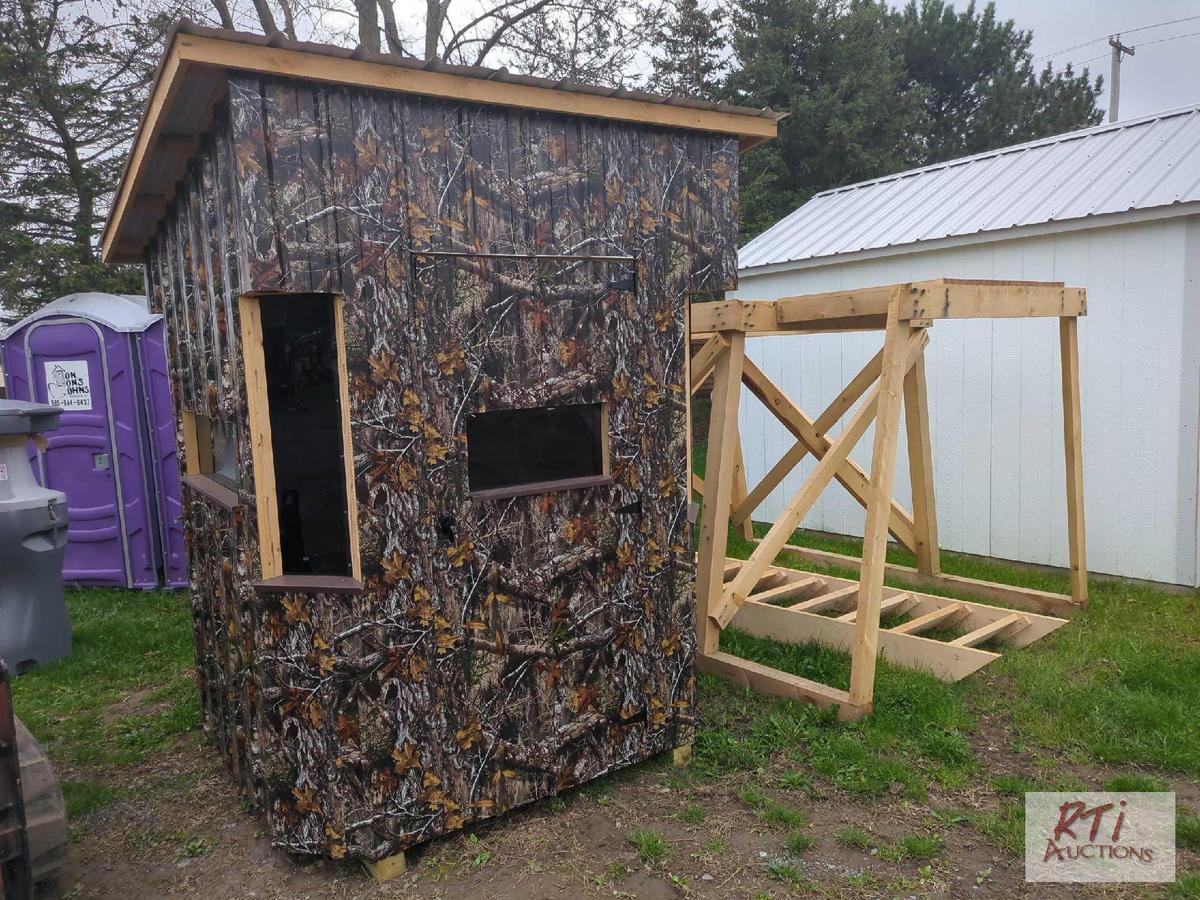 6X6 Hunting blind with stand