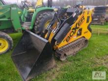 Boxer 532DX tracked mini skid loader, Kubota turbo diesel engine, with Paladin GP bucket, telescopic