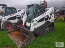 2016 Bobcat T770 track loader with GP bucket, nearly new tracks, 2-speed, hand and foot controls,