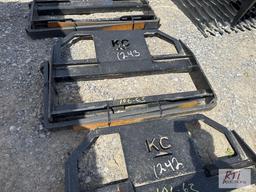 New 42in skid steer forks