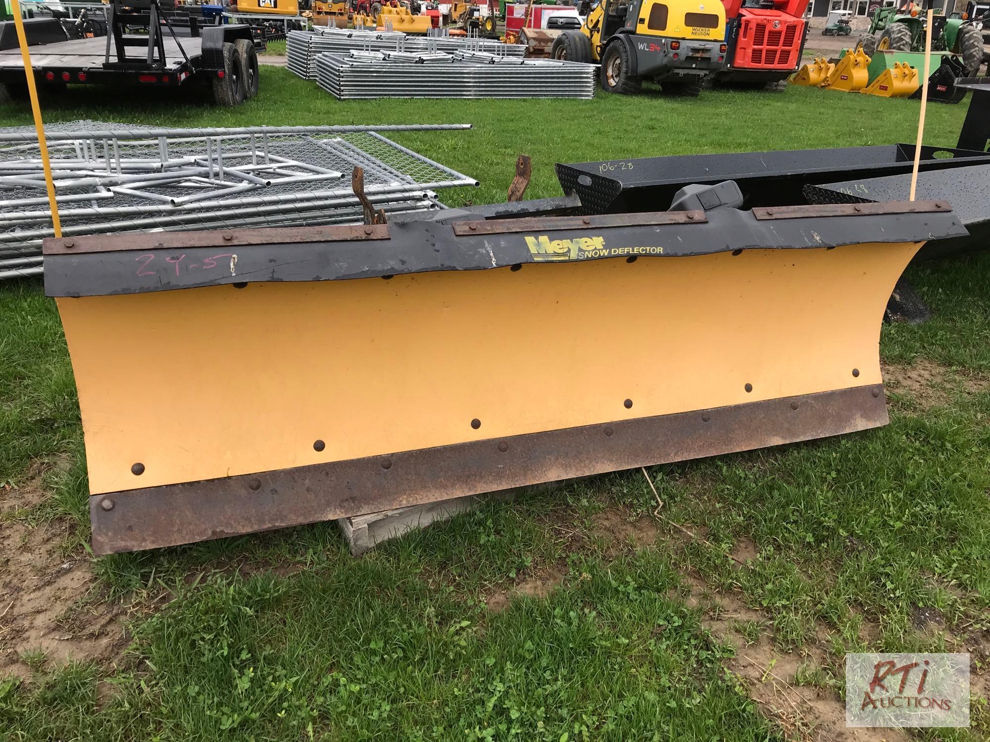 Meyer snow plow for truck