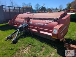 Hiniker 5610 stalk chopper with wind row chute, 15ft wide, manual in office