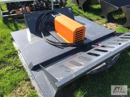 New Wolverine skid steer mount 6ft rotary mower