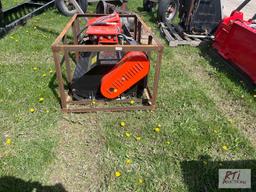 Agrotk excavator mount brush flail mower, 48in cut, NEW