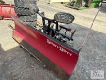 Boss 7ft pickup snowplow with mounting bracket