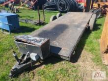 1983 Cradle steel bad tandem axle 16ft trailer, VIN:74183670