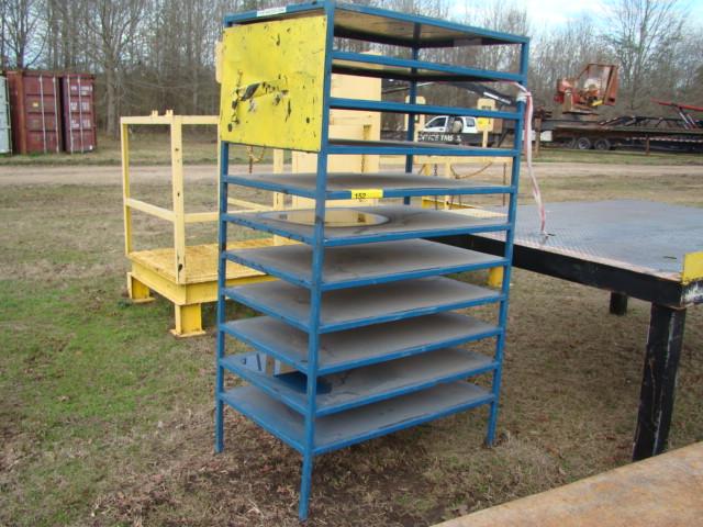 BLUE METAL RACK