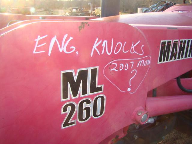 (D-ROW) MAHINDRA 5500 WUTG ML260 LOADER