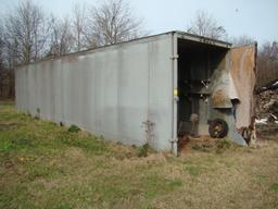 SILVER DRY BOX TRAILER