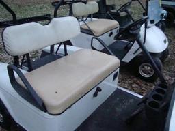 E ZGO ELECTRIC GOLF CART W/ AUTO CHARGER