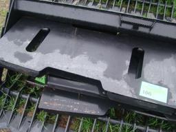 SKID STEER WELD-ON PLATE