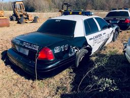 (INOP) 2011 FORD CROWN VICTORIA POLICE CRUISER