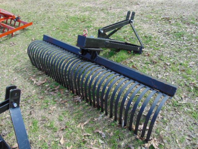 BIGBEE BLACK 6' LANDSCAPE RAKE