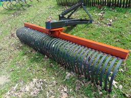 ORANGE 7' LANDSCAPE RAKE