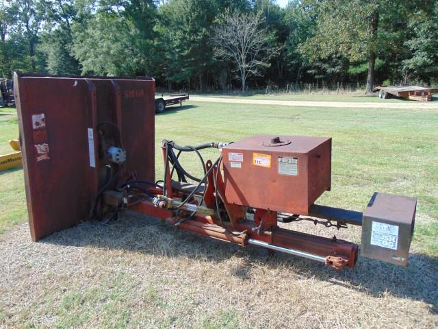 BUSH HOG SM60 3PT HITCH SIDE BOOM ROTARY CUTTER