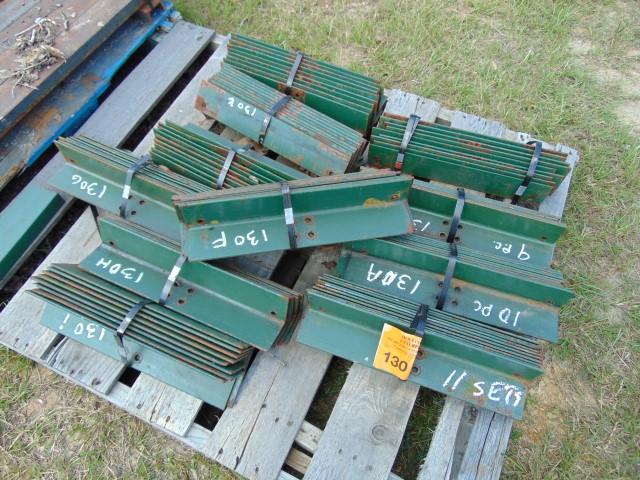 MISC LOT- 9PC BUNDLE  3" X 3" X 17" GREEN ANGLE