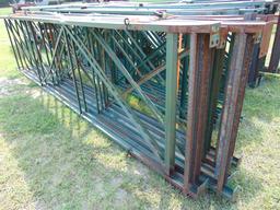 7PC GREEN PALLET RACK 3" CHANNEL