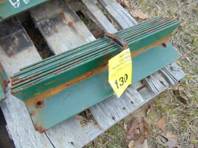 MISC LOT- 9PC BUNDLE 3"X 3"X17" GREEN ANGLE IRON