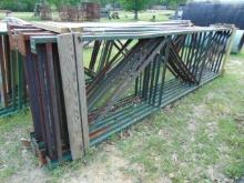 7 CT BUNDLE OF PALLET RACK UPRIGHTS