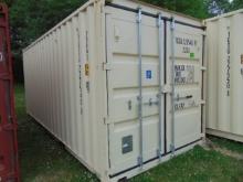 20' X 8' X 8' 1-TRIP SHIPPING CONTAINER