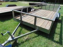 (NT) HOMEMADE ANGLE IRON UTILITY TRAILER