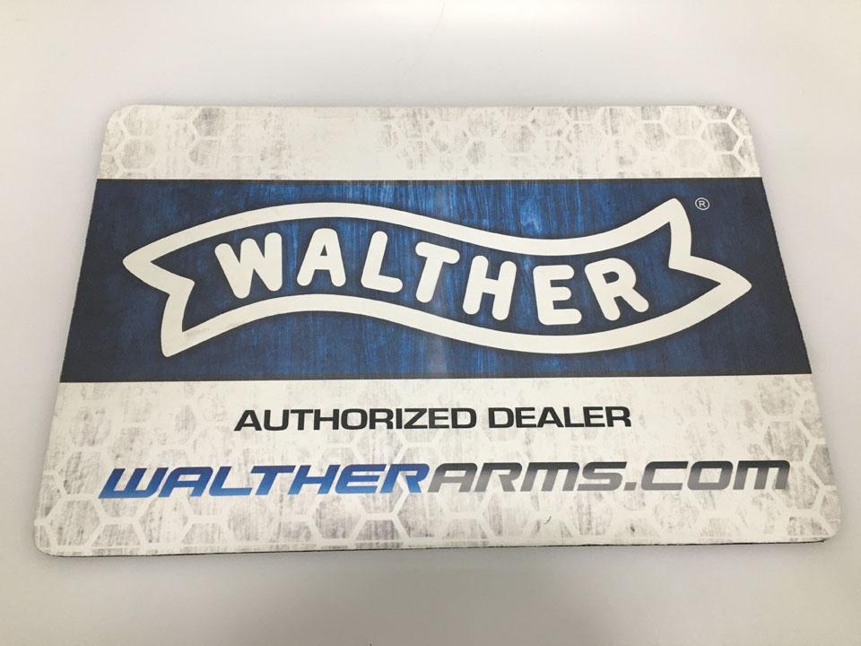 Walther Authorized Dealer Counter Mat, Collectible