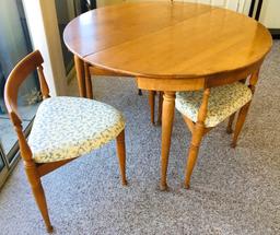 Mid Century Roundette Table & 4 Chairs