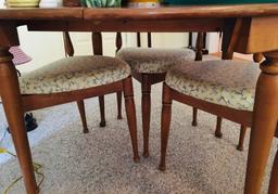 Mid Century Roundette Table & 4 Chairs