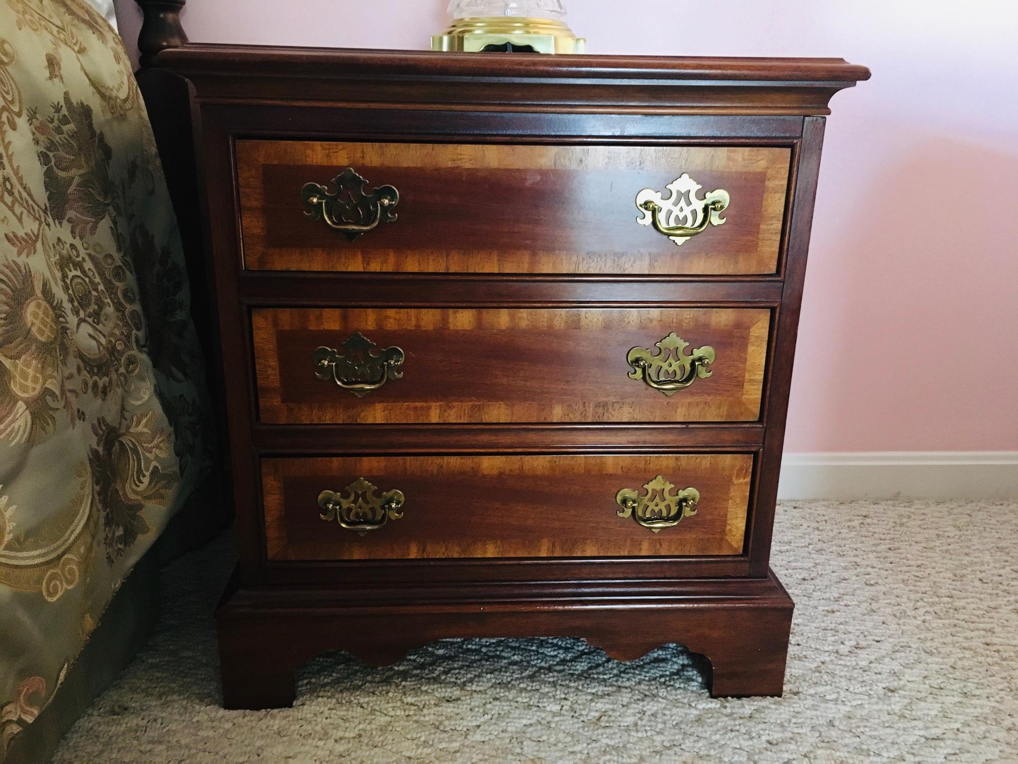 2 Matching Nightstands with 3 Drawers