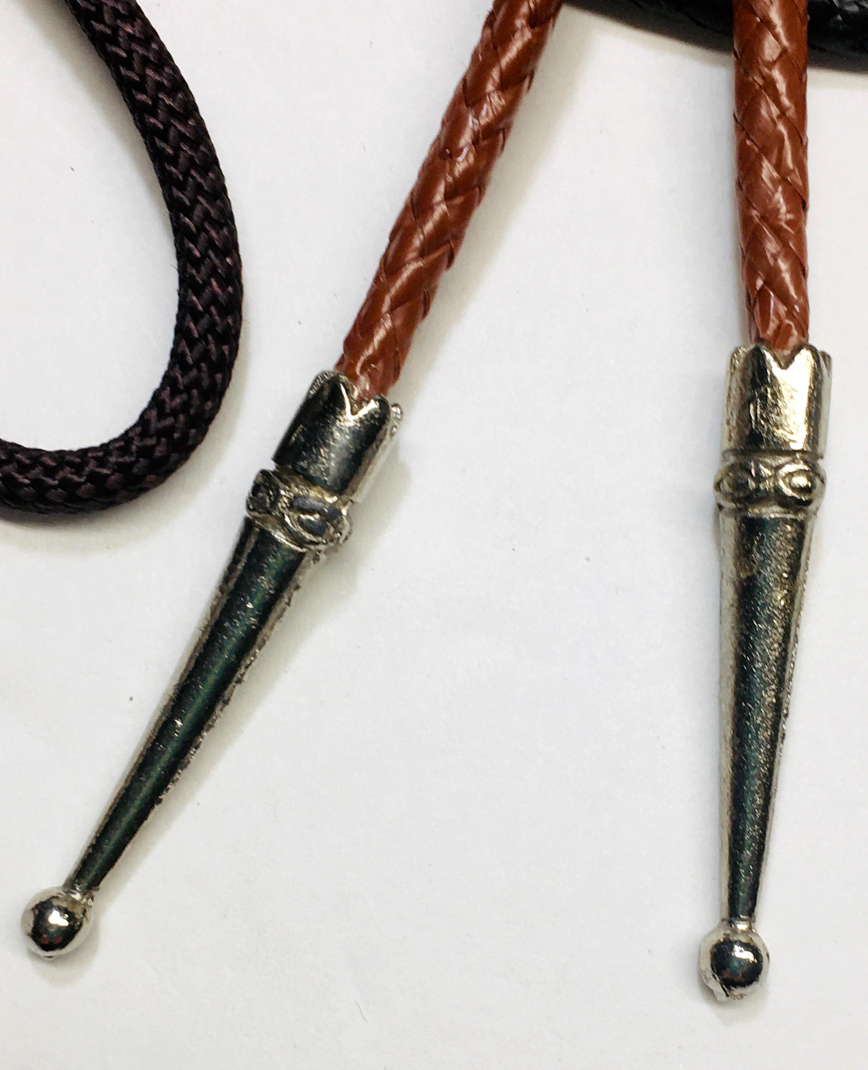 4 Vintage BOLO TIES. They are coming back in style again.