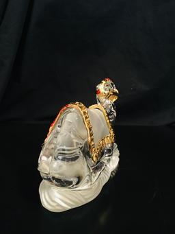 Gorham Crystal CAMEL FIGURINE