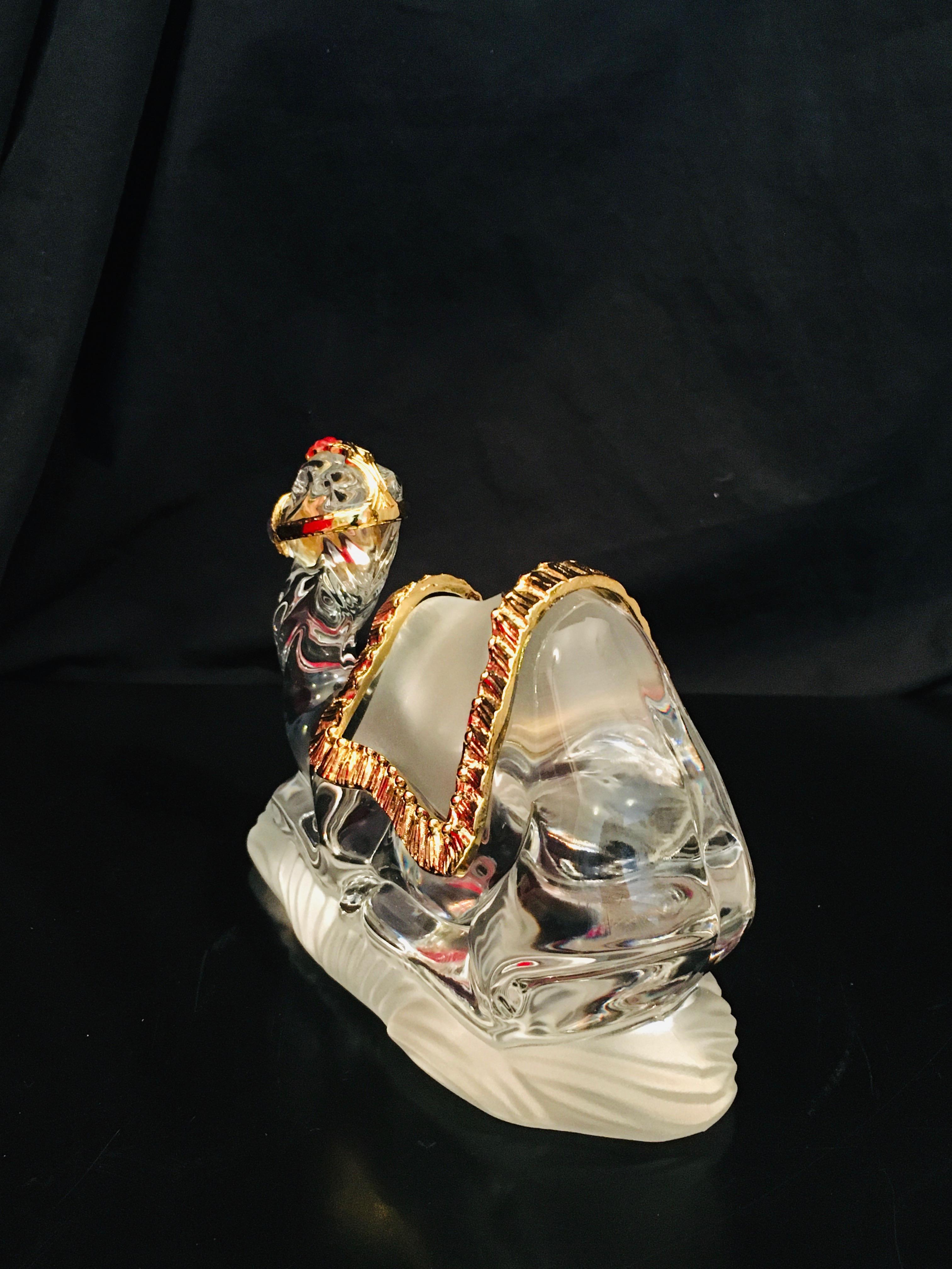 Gorham Crystal CAMEL FIGURINE