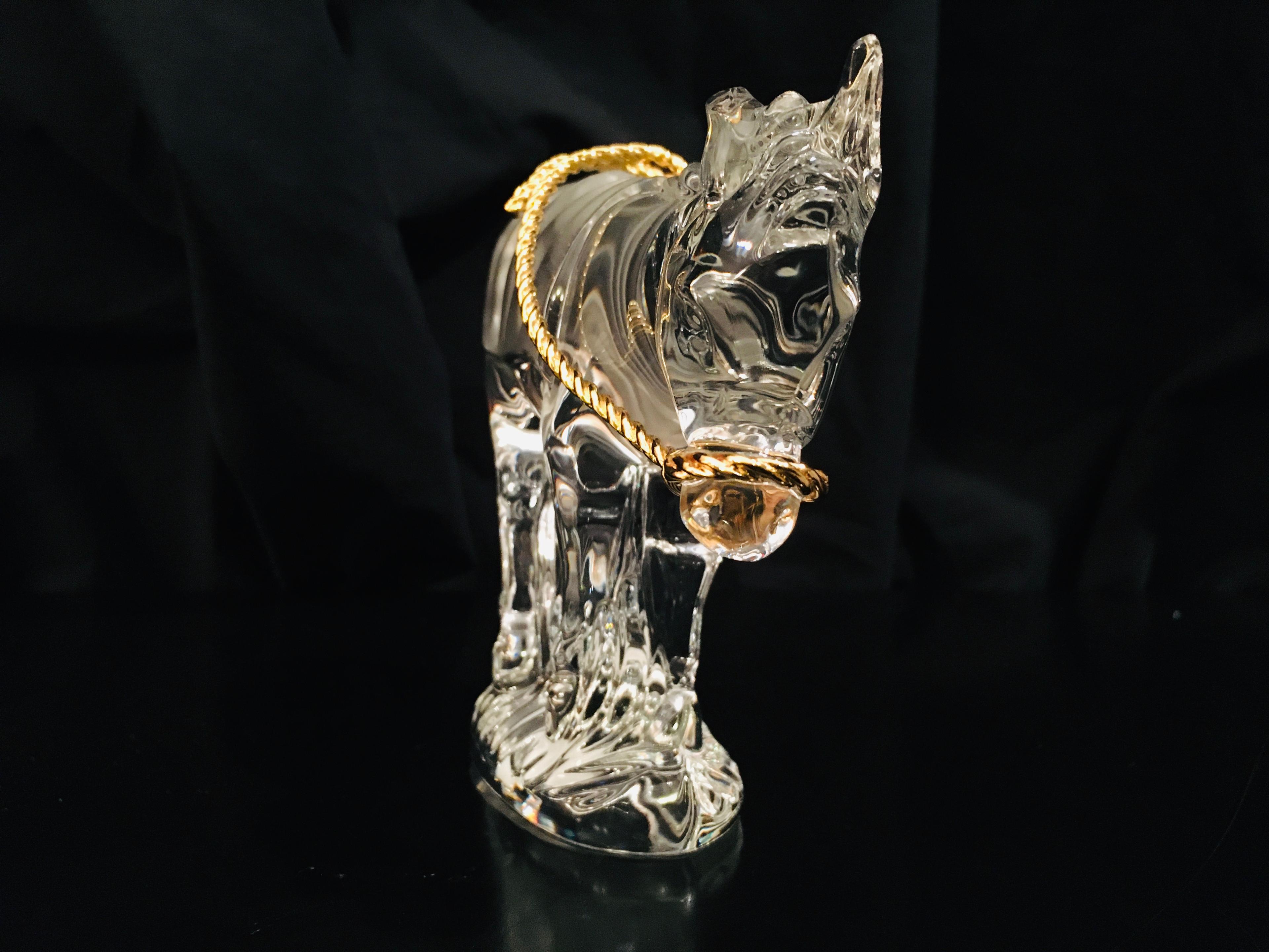 Gorham Crystal NATIVITY DONKEY - Germany