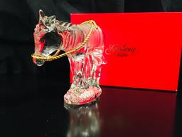 Gorham Crystal NATIVITY DONKEY - Germany