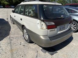 2002 Subaru Outback AWD Tow# 99318