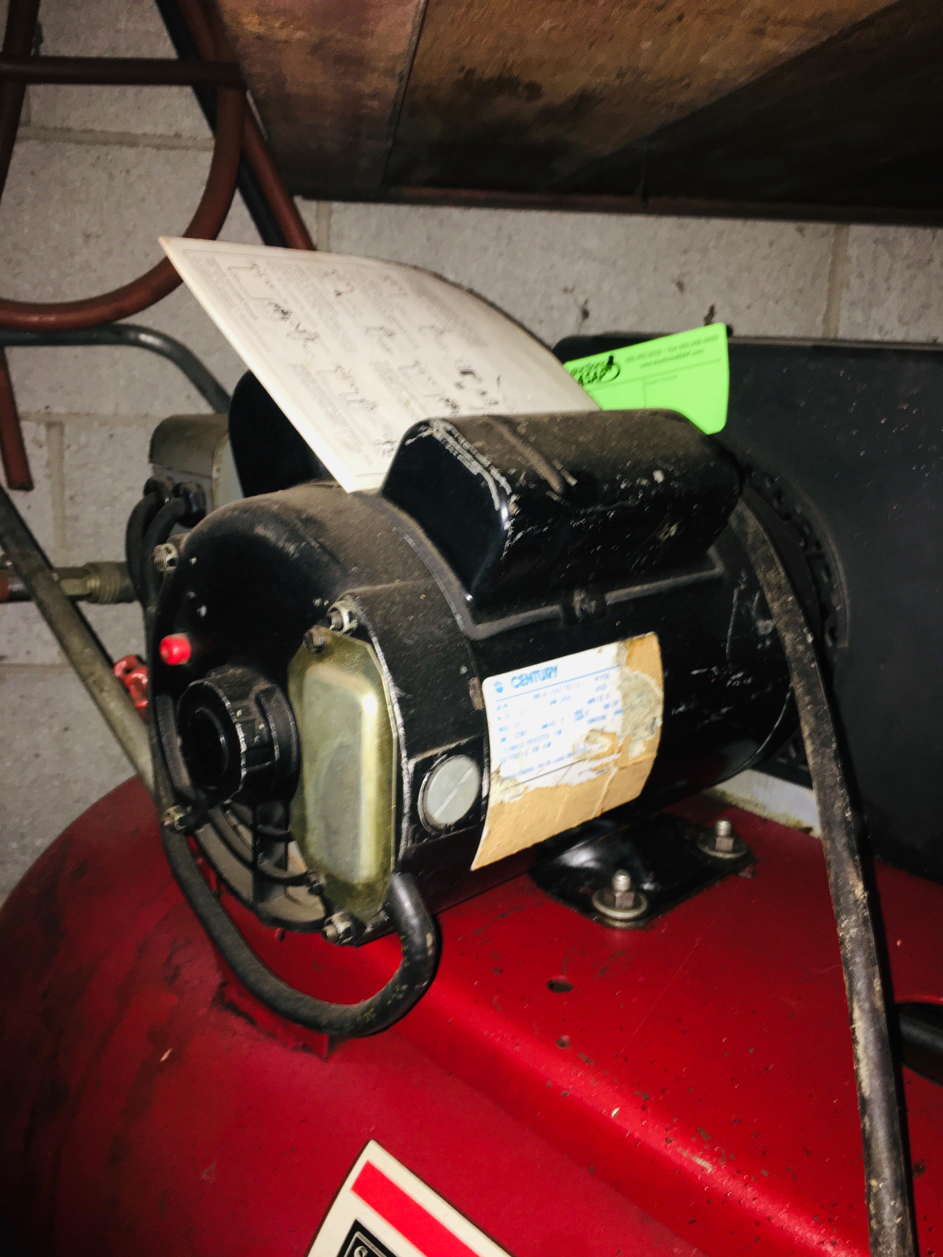 20 Gallon 4 HP Sears Air Compressor & Extra Long Air Lines