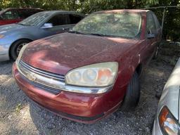 2005  CHEVROLET  MALIBU   Tow# 99555