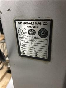 Used Hobart A-200 Countertop Mixer 20 Qt w/Attach