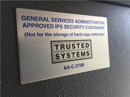 Trusted Systems Security Container Armored Safe