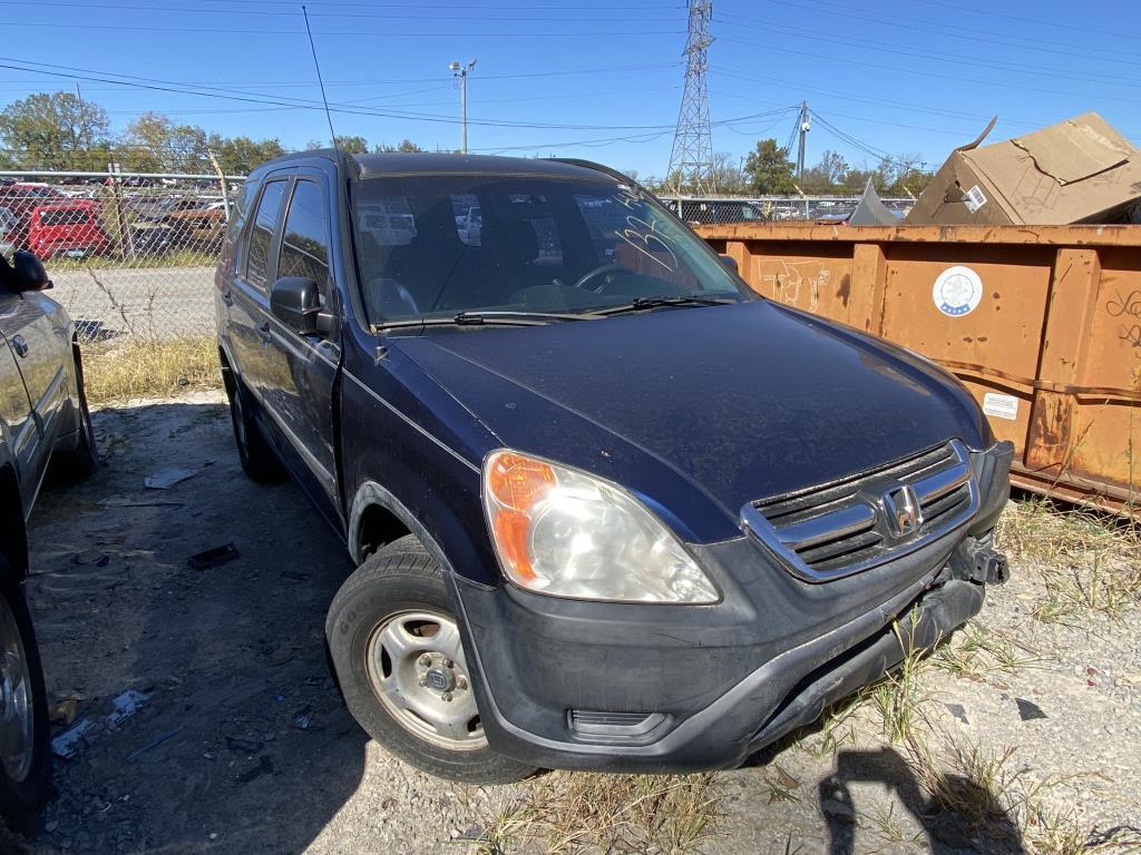 2002  HONDA  CRV   Tow# 103042