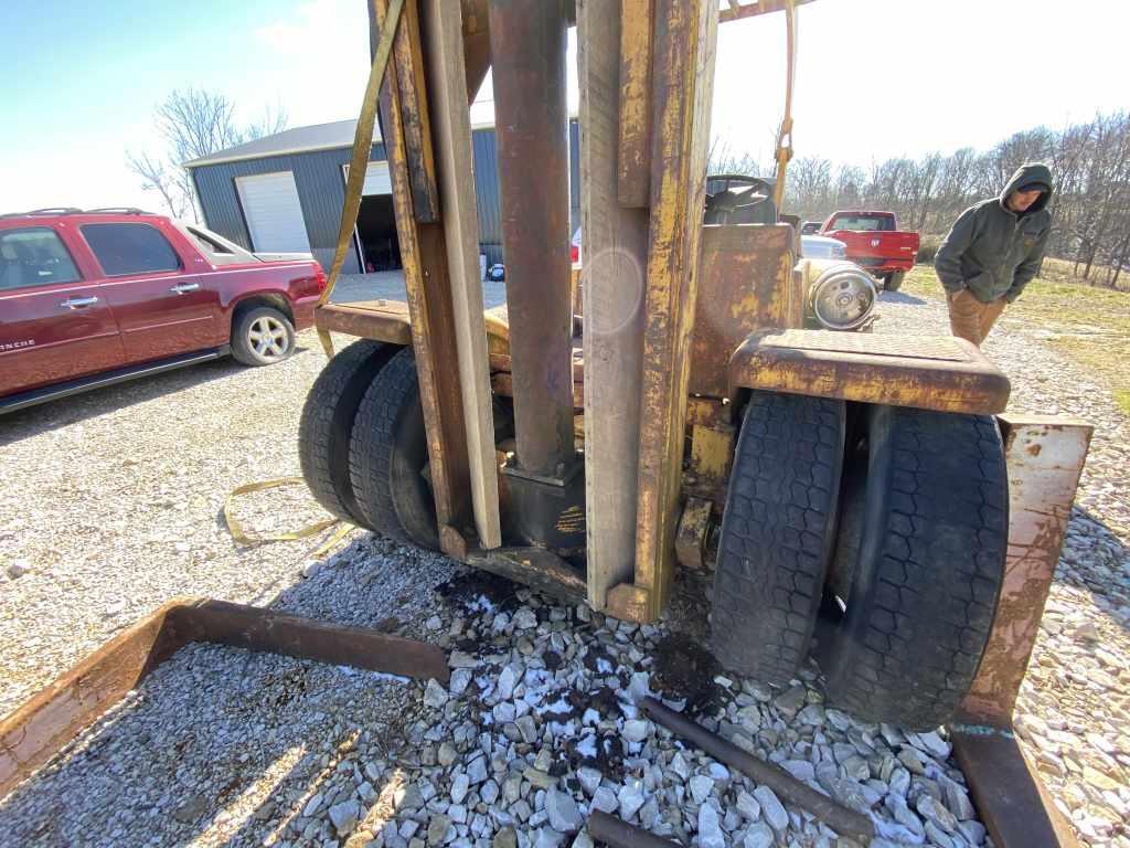 Hyster  20,000lb Lift Cap Yard Forklift